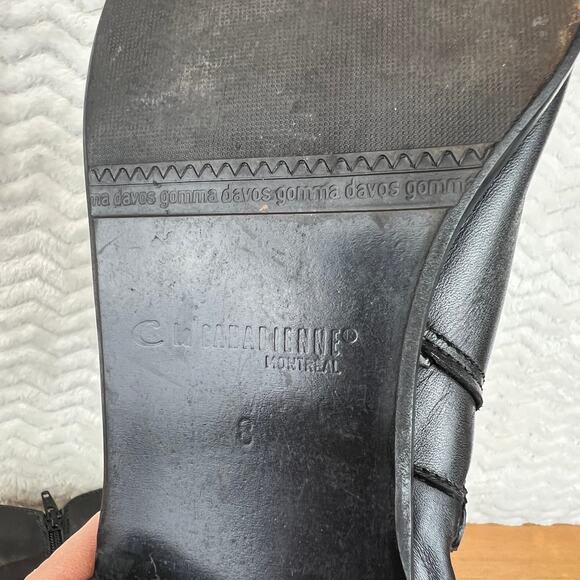 La Canadienne Womens SHARON Ankle Boots Waterproof Black Leather Size 8M - Picture 14 of 15